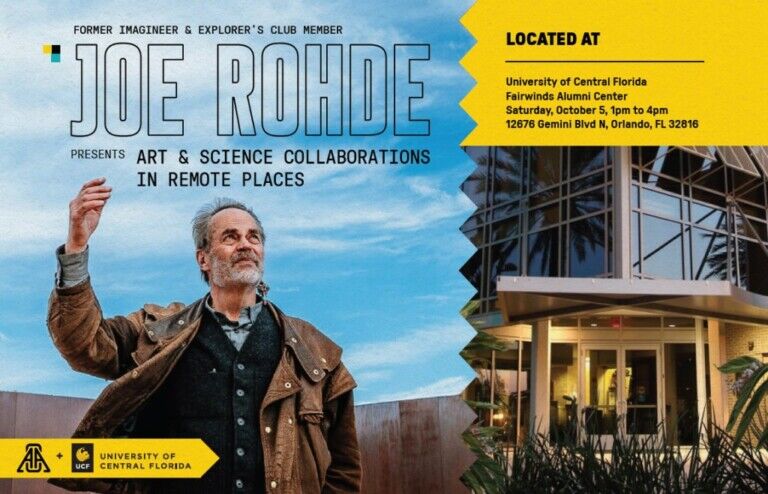 Joe Rohde event poster