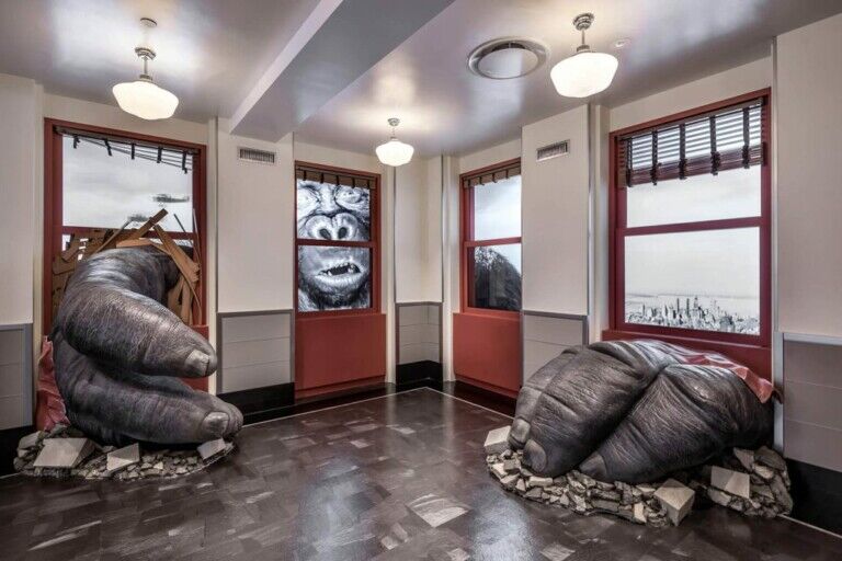 King Kong at The Empire State Building, immersive exhibit by Journey.