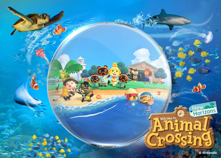 animal crossing sea life aquarium