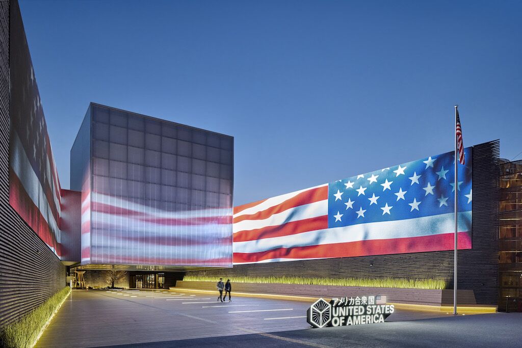 【専用】【非売品】大阪関西万博2025　USA Pavilion Expo　ピン 大阪・関西万博 アメリカパビリオン アメリカ館 USA PAVILION