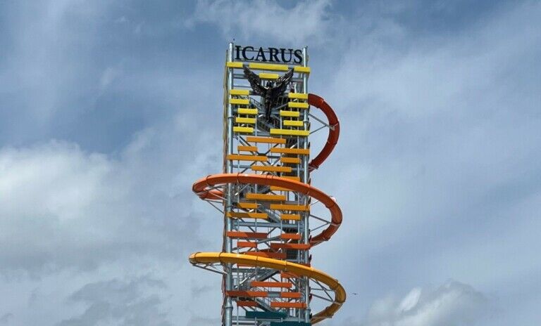 WhiteWater tallest water slide in America The Rise of Icarus