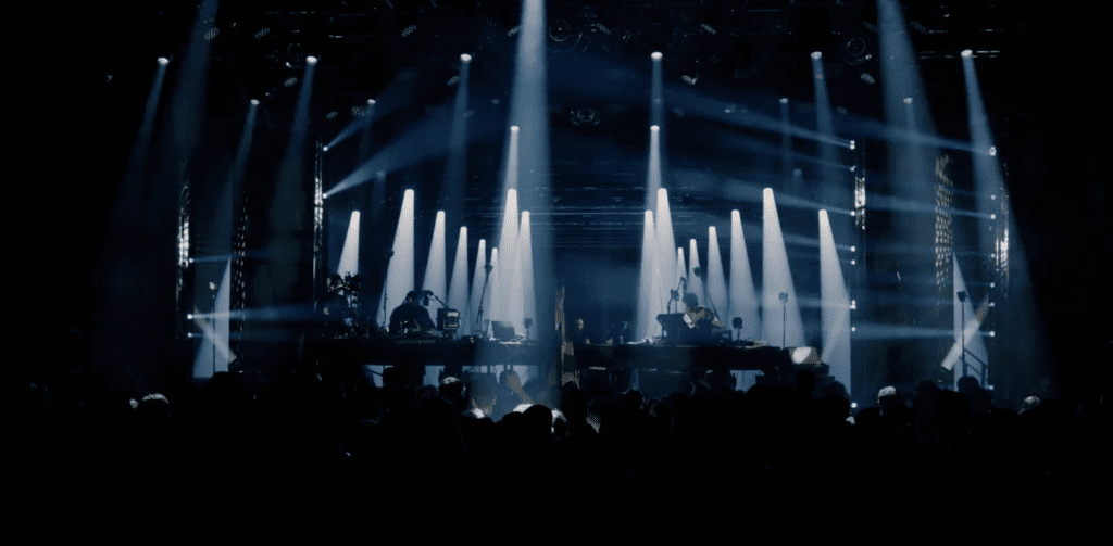 dimension live floating points here at Outernet london